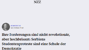 NZZ: EU studentima nije bitna